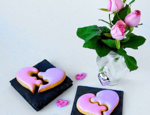 Puzzle Heart Cookies for Valentine’s Day