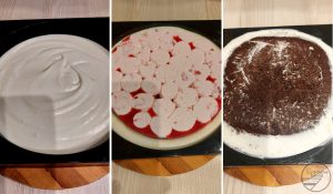 Tort entremet cu cirese si ciocolata