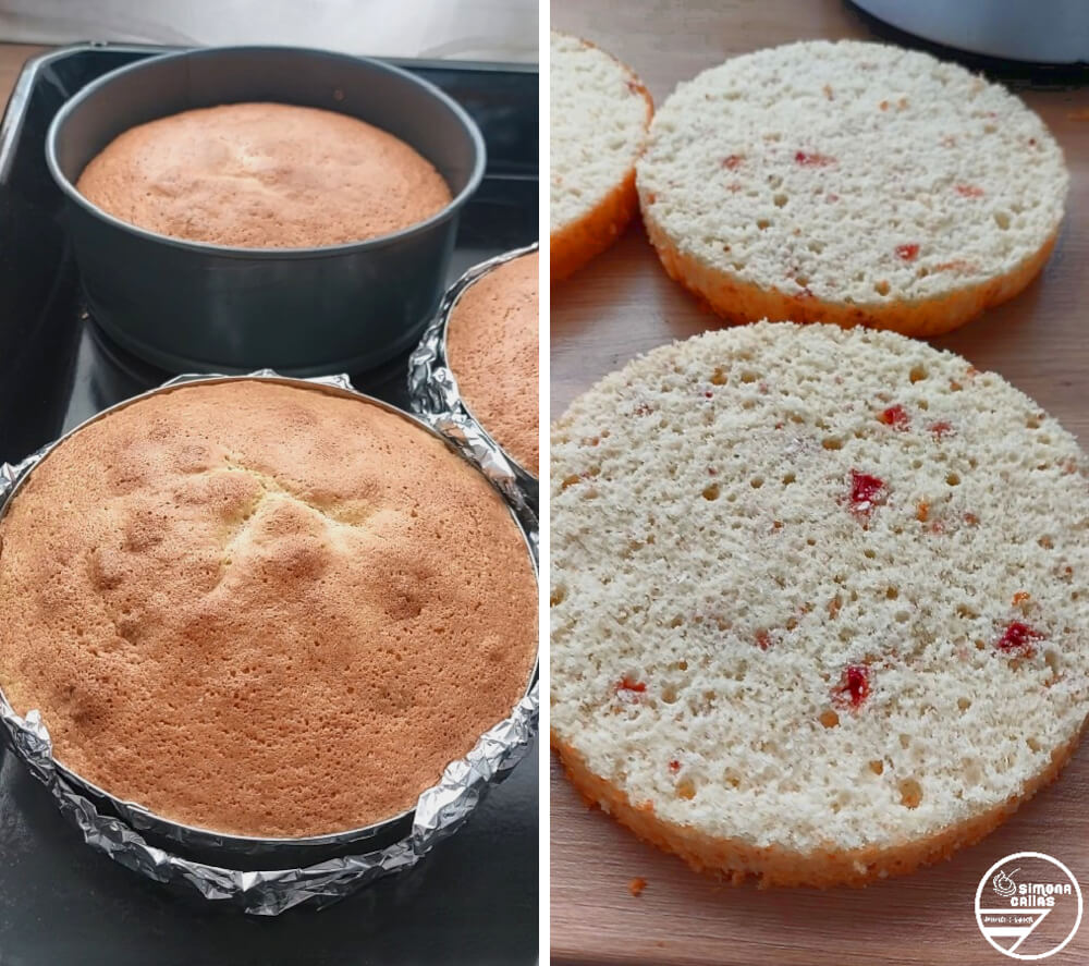 Tort cu zmeura mango si cocos Tort cu zmeura mango si cocos