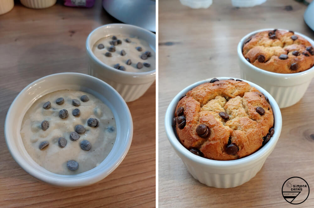 Briose dietetice cu ciocolata sugar free chocolate muffins recipe