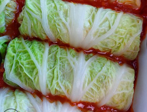 Sarmale de post cu varza chinezeasca