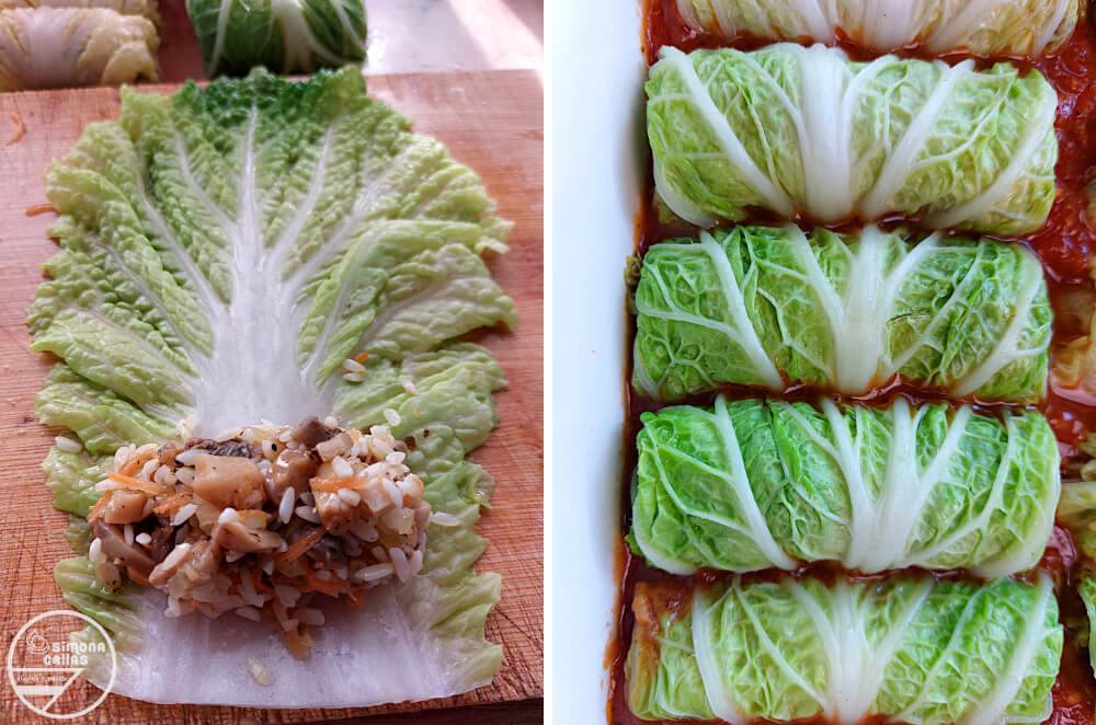 Sarmale de post cu varza chinezeasca pak choy rolls vegan recipe retete diabet